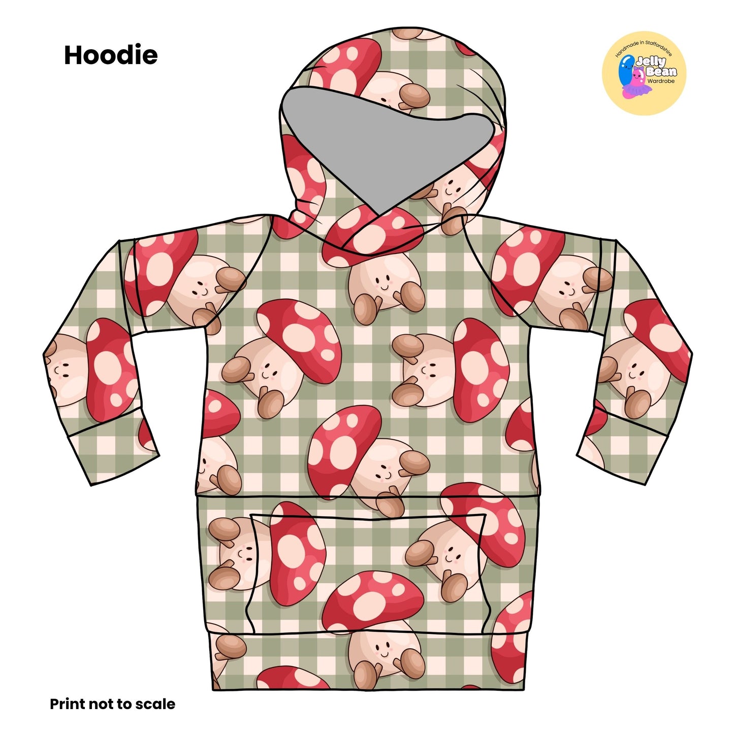 Happy Mushrooms | Handmade Children's Clothing | Jelly Bean Wardrobe
