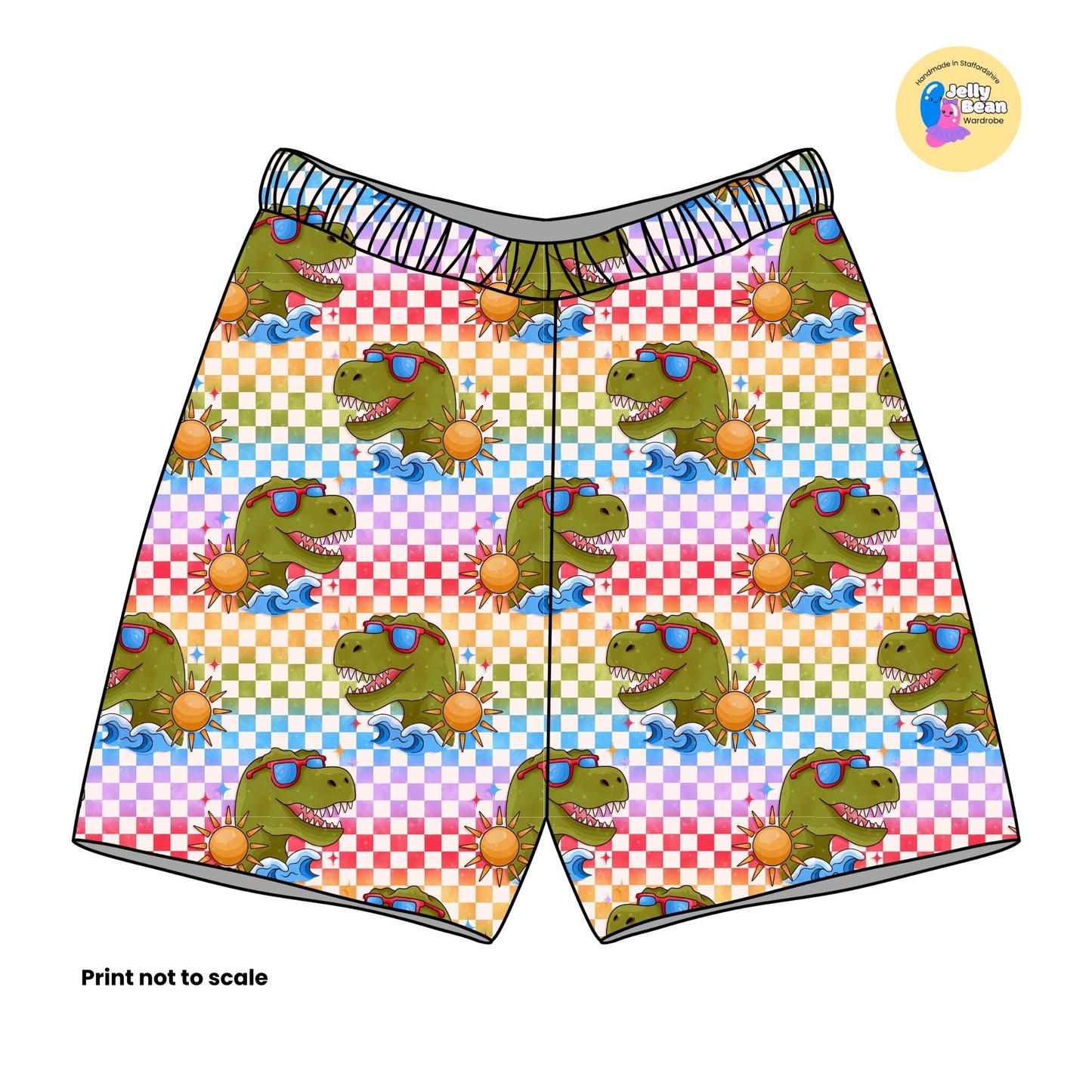Summer T-Rex Print – Choose your style