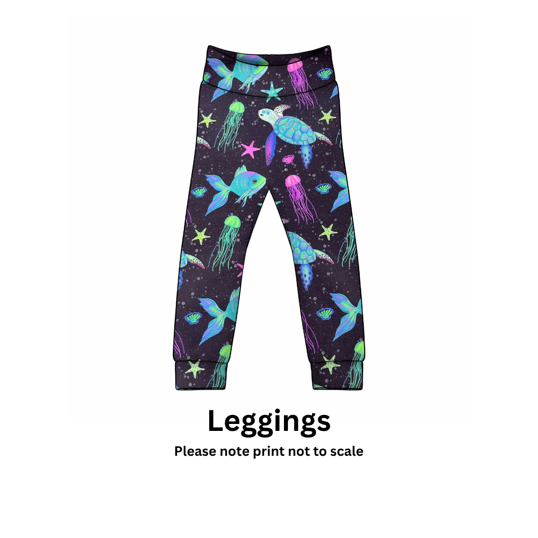 New!!! Under the Sea - Jersey perfect for kids clothing - children's dresses, rompers, leggings, T-shirts, Flares