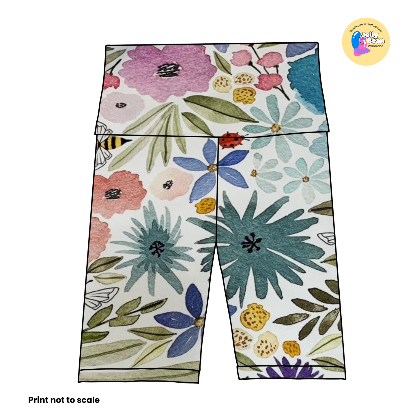 Meadow Whispers  - Jersey perfect for kids clothing - children's dresses, rompers, leggings, T-shirts, Flares