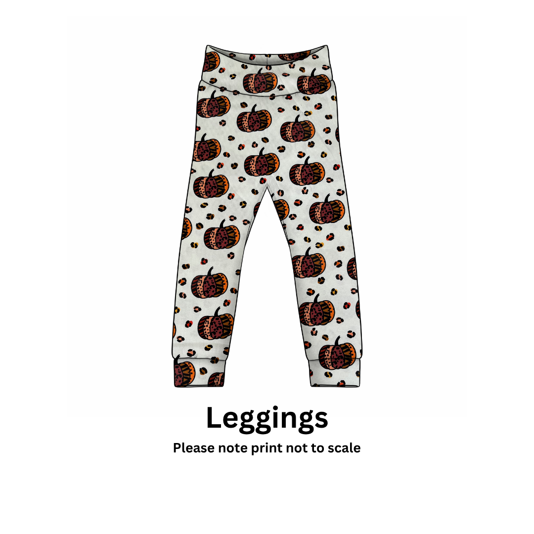 Leopard Pumpkins - Cotton Jersey perfect for kids clothing - T-shirts, Rompers, Dresses any accessories