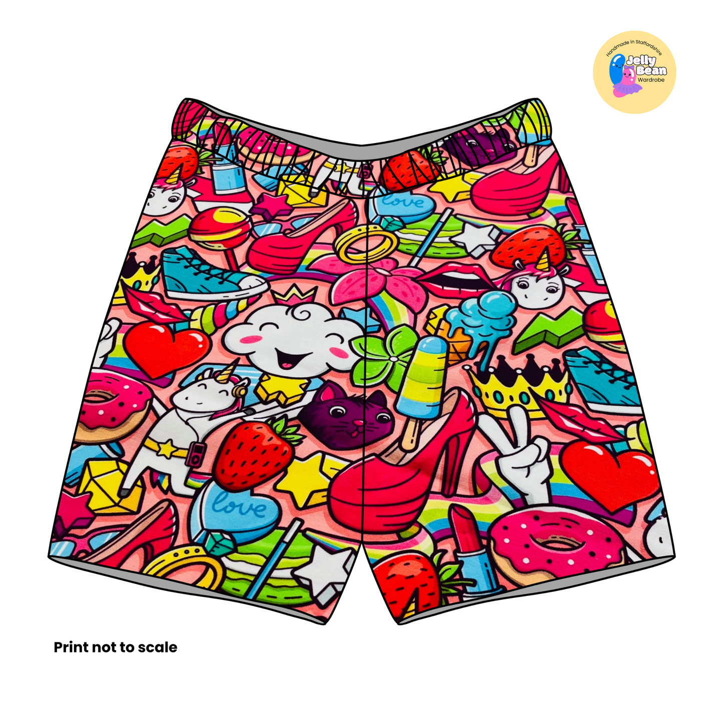 Candy Pop Dream  - Jersey perfect for kids clothing - children's dresses, rompers, leggings, T-shirts, Flares