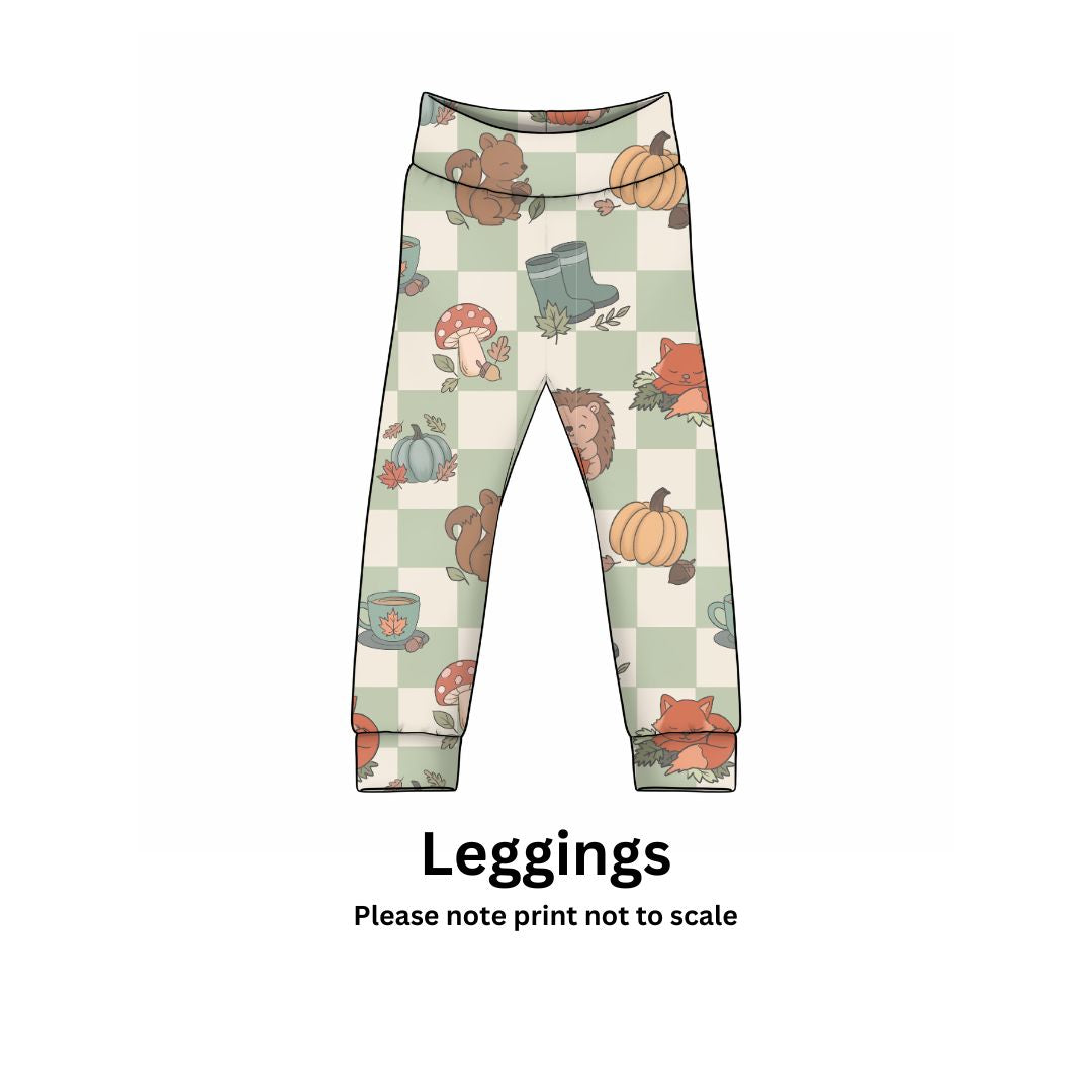 Woodland Check | Handmade kids clothing | Autumn style