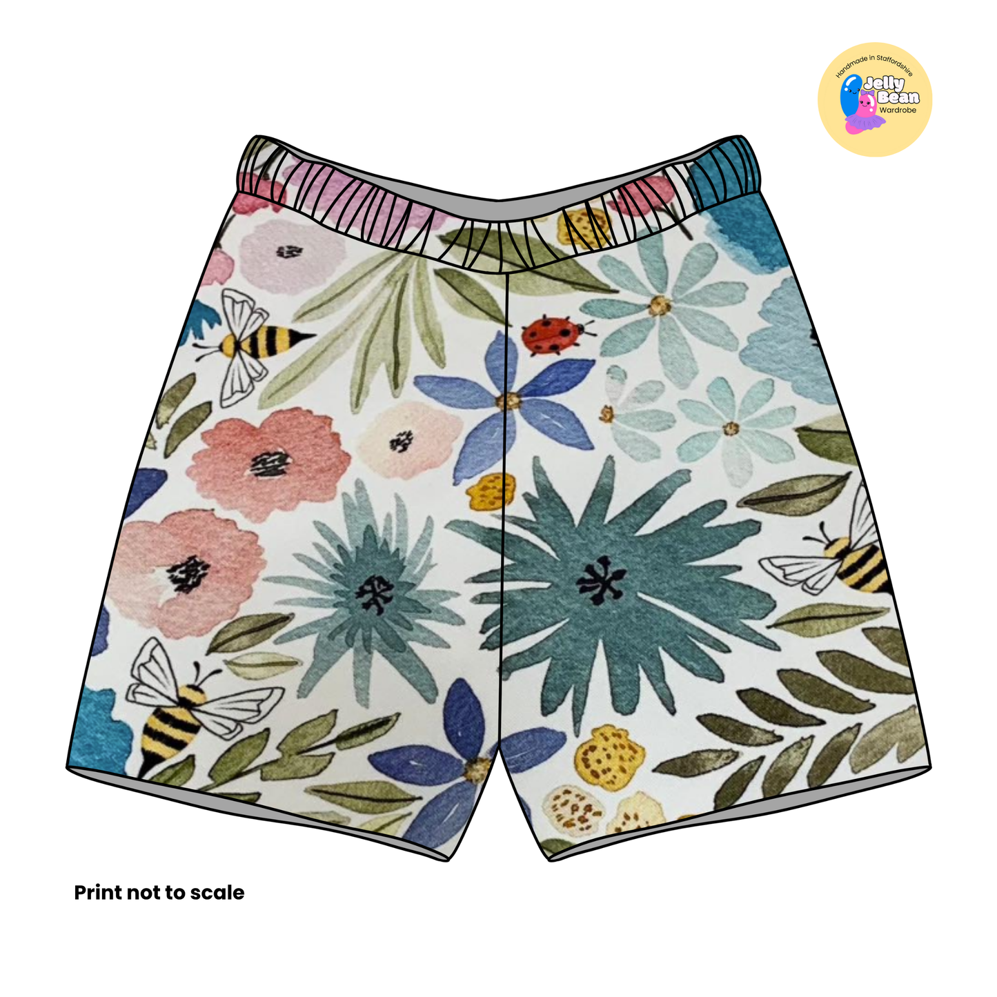 Meadow Whispers  - Jersey perfect for kids clothing - children's dresses, rompers, leggings, T-shirts, Flares