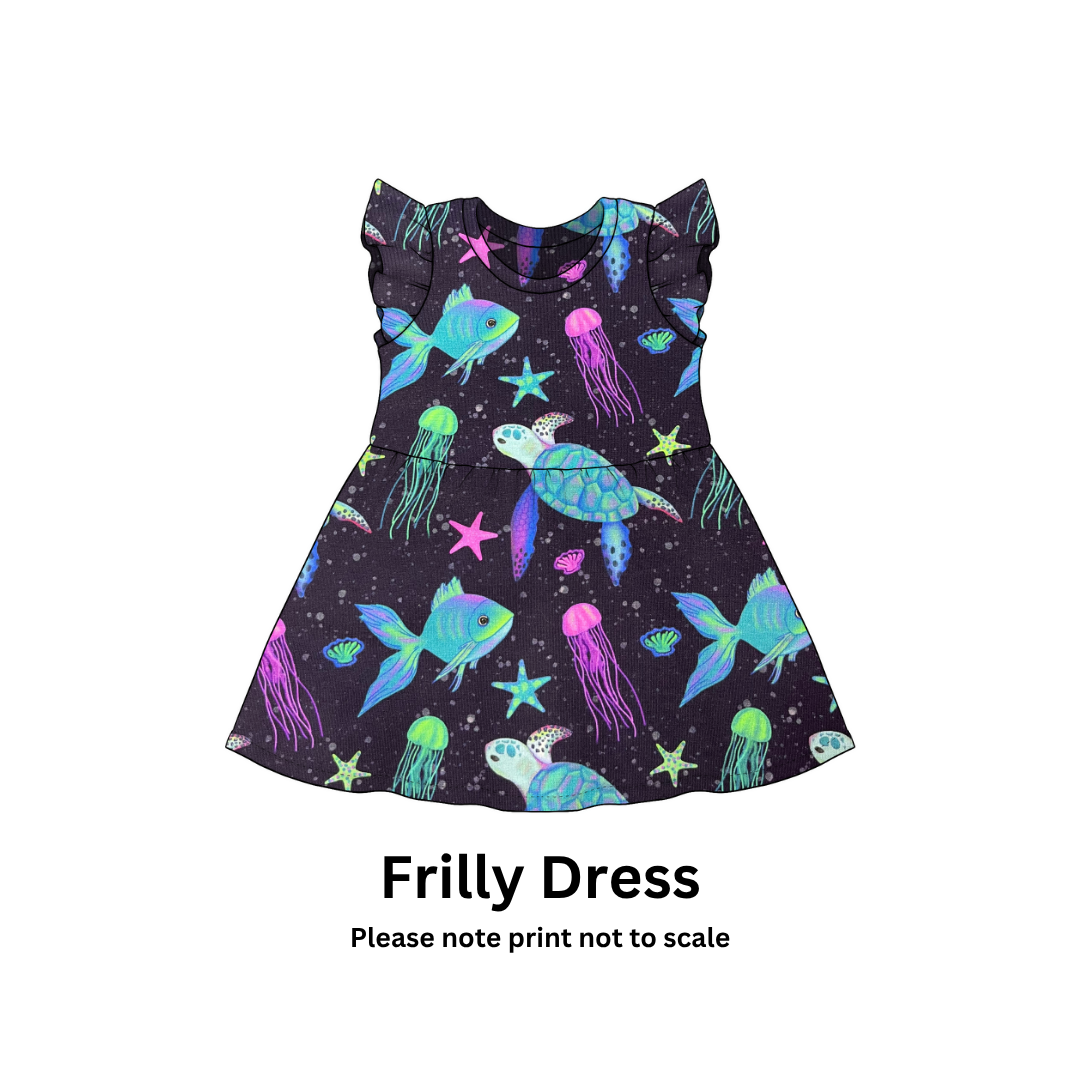 New!!! Under the Sea - Jersey perfect for kids clothing - children's dresses, rompers, leggings, T-shirts, Flares