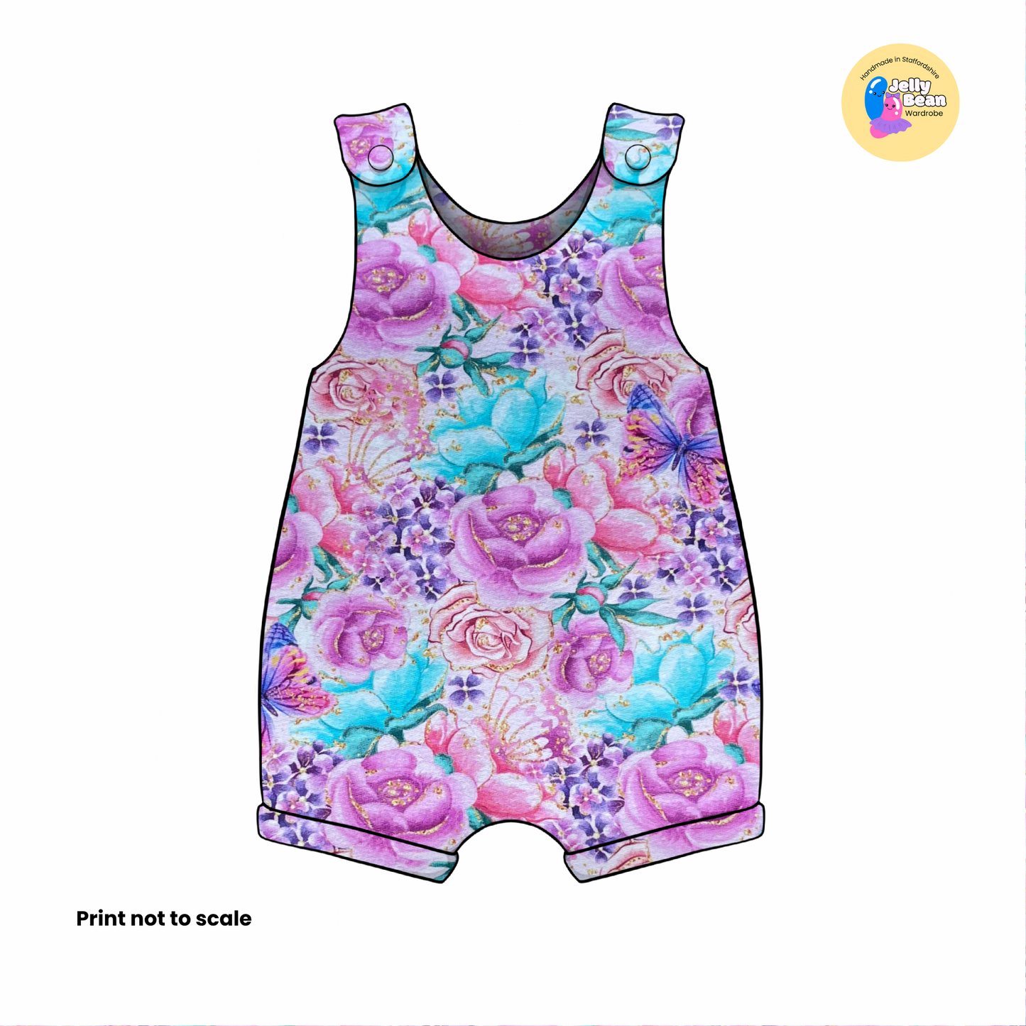 Fairy Dance - Jersey perfect for kids clothing - children's dresses, rompers, leggings, T-shirts, Flares