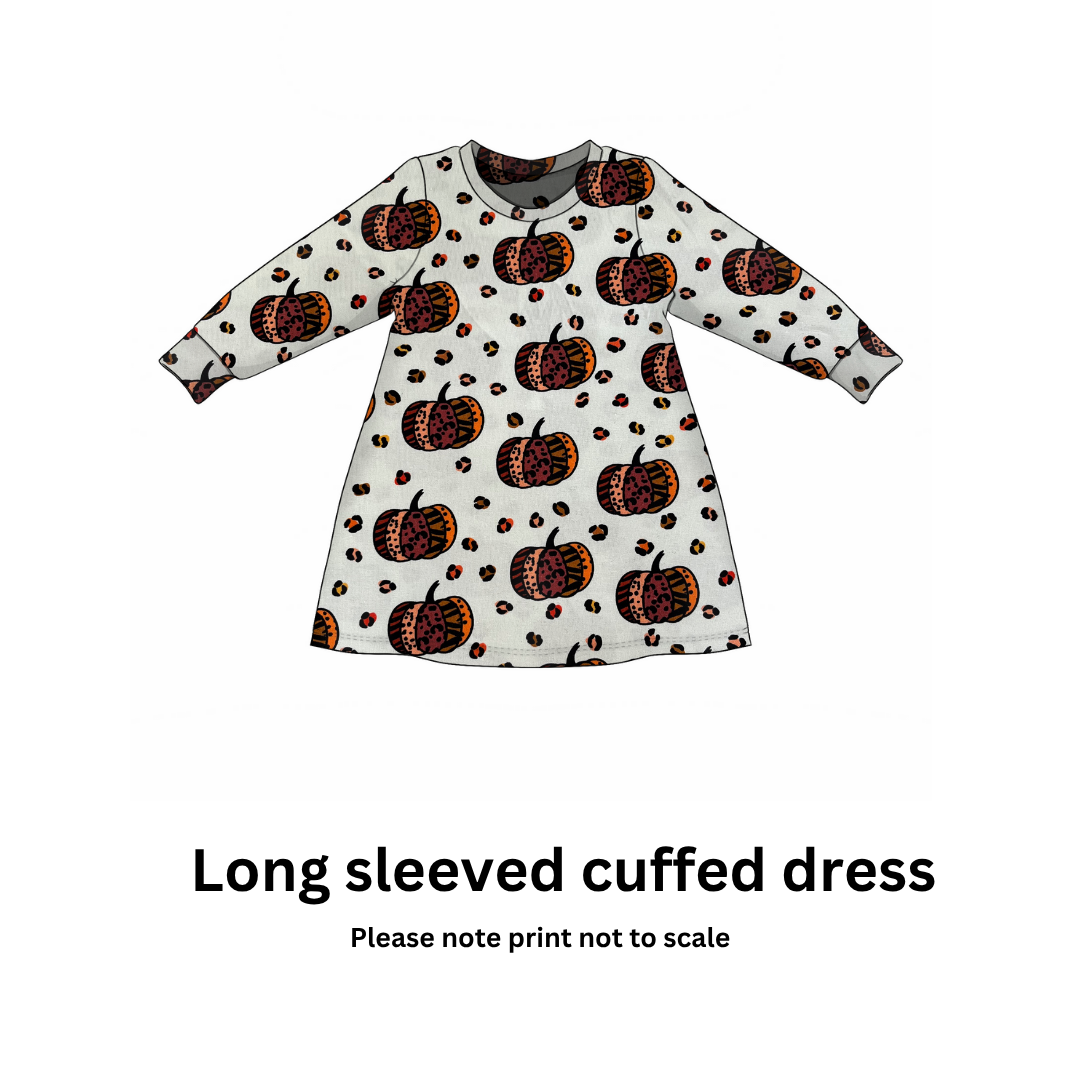 Leopard Pumpkins - Cotton Jersey perfect for kids clothing - T-shirts, Rompers, Dresses any accessories