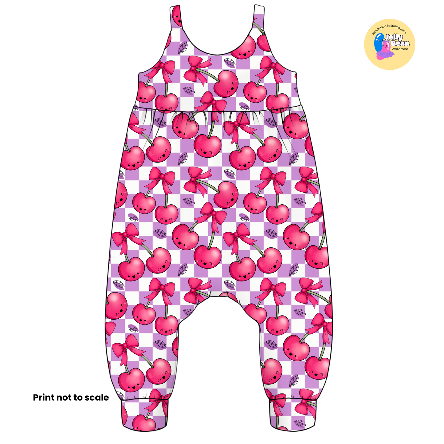 EXCLUSIVE Beau Cherie Print - Cotton jersey perfect for dresses, rompers, T-shirts