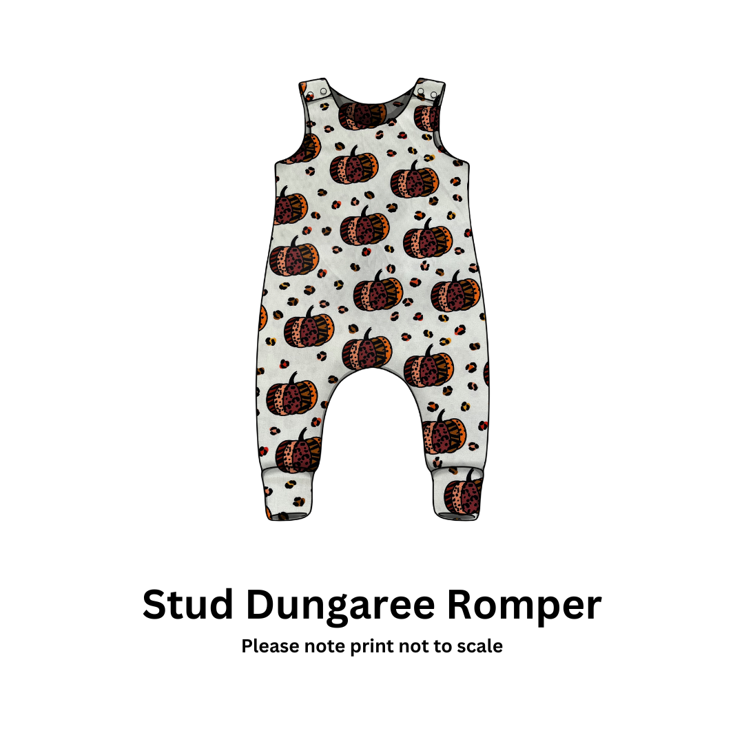 Leopard Pumpkins - Cotton Jersey perfect for kids clothing - T-shirts, Rompers, Dresses any accessories