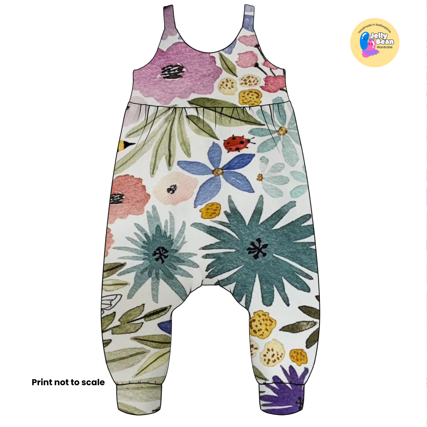 Meadow Whispers  - Jersey perfect for kids clothing - children's dresses, rompers, leggings, T-shirts, Flares