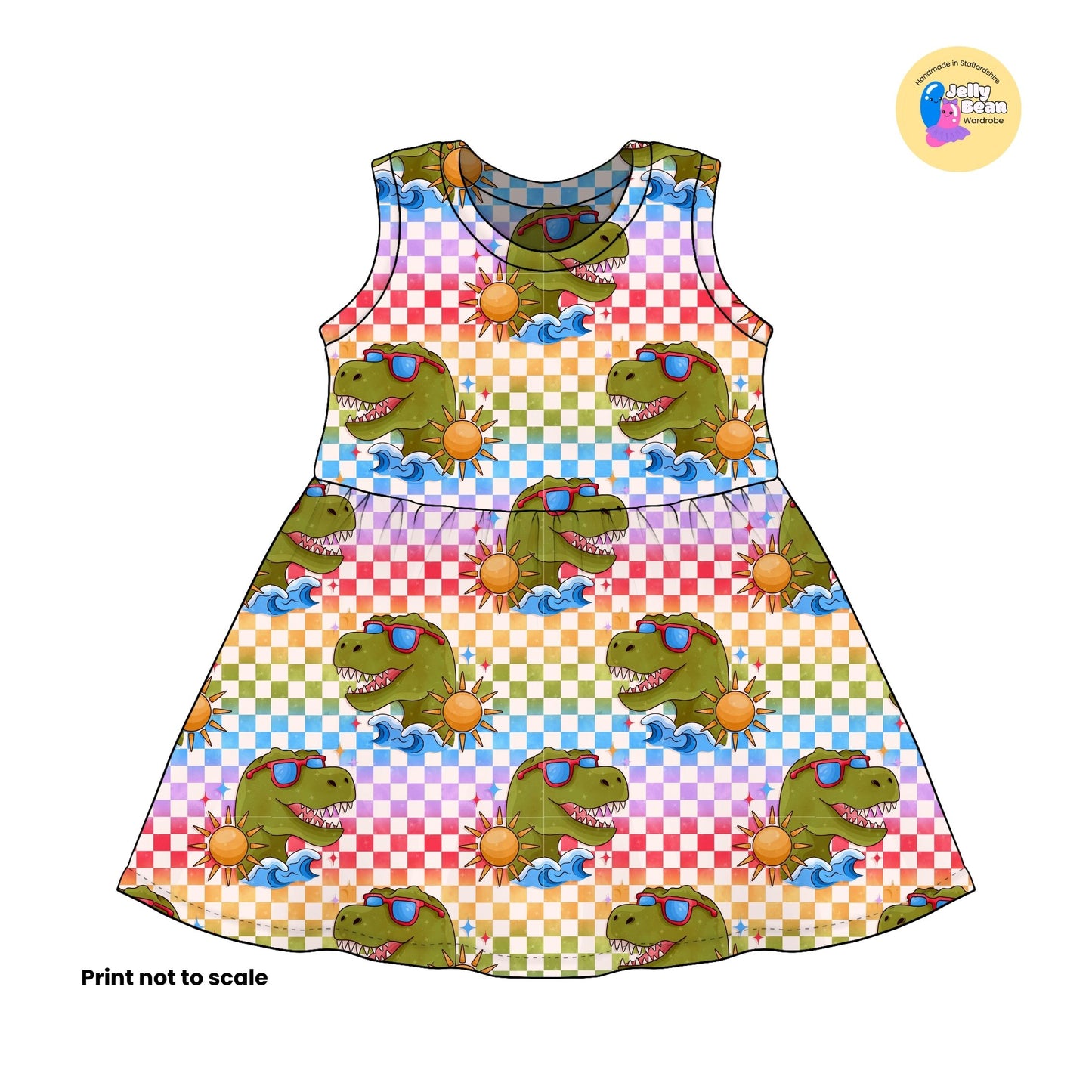 Summer T-Rex Print – Choose your style
