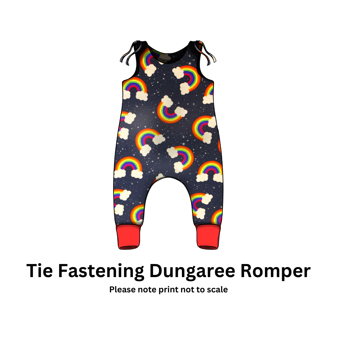 Rainbows - Jersey perfect for kids clothing - dresses, rompers, leggings, T-shirts, Flares