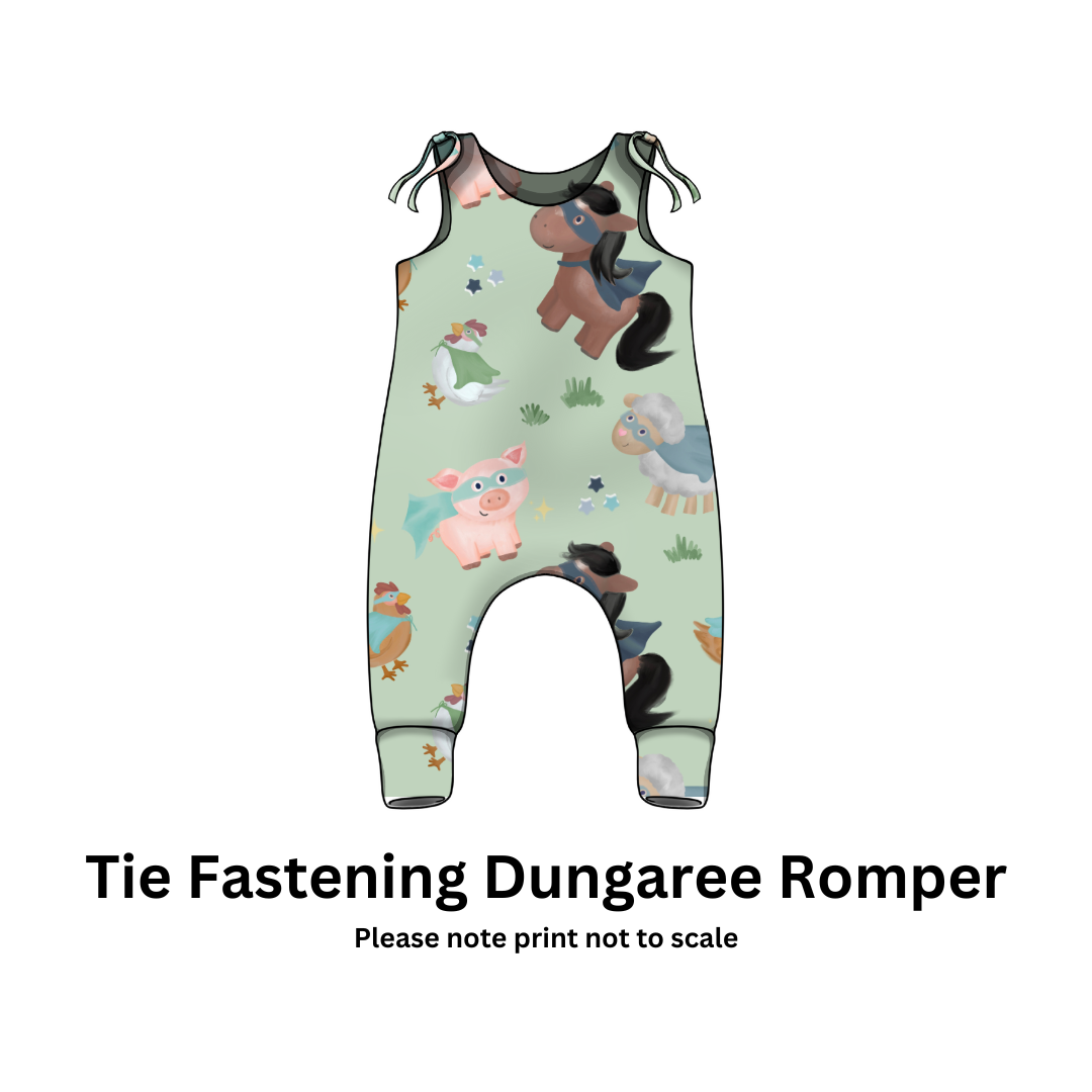 EXCLUSIVE - Farmyard Heroes - Cotton Jersey perfect for kids clothing - T-shirts, Rompers, Dresses any accessories