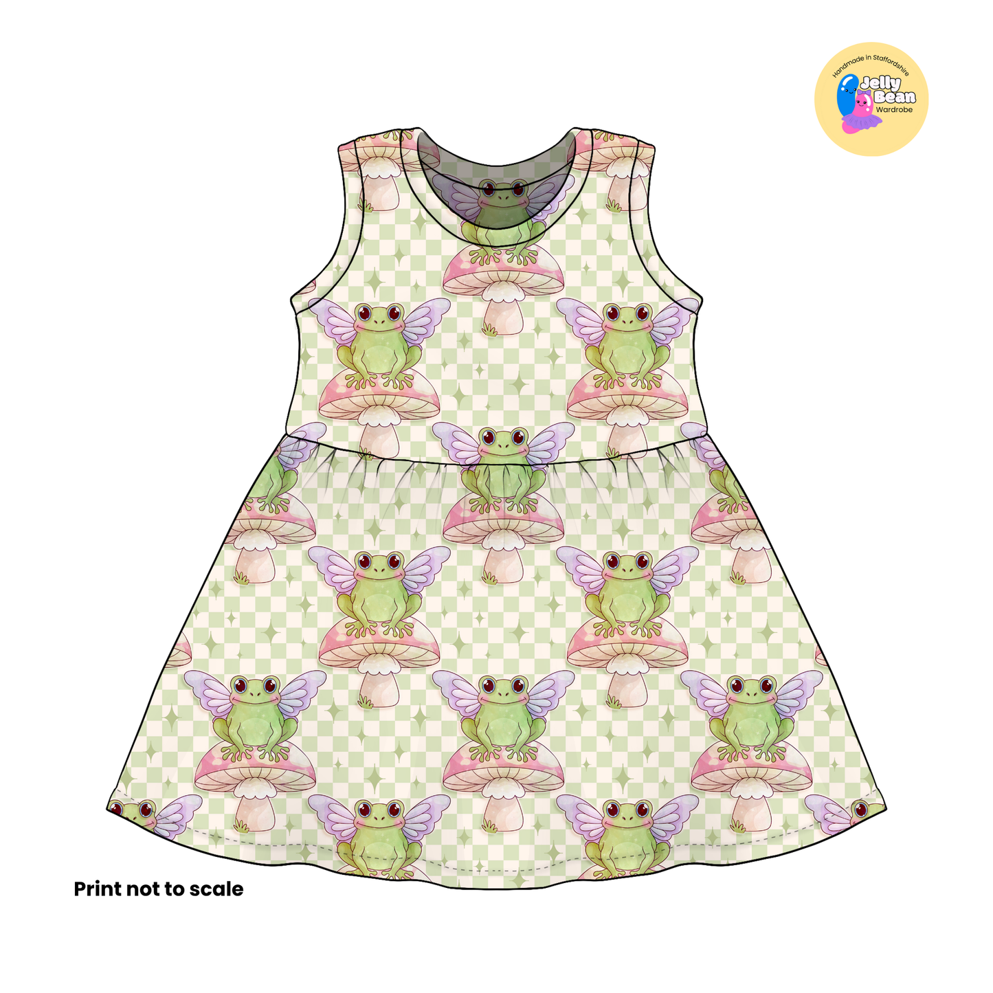 Fairy Frog - Handmade baby, toddler and kids clothing, Made in the UK
