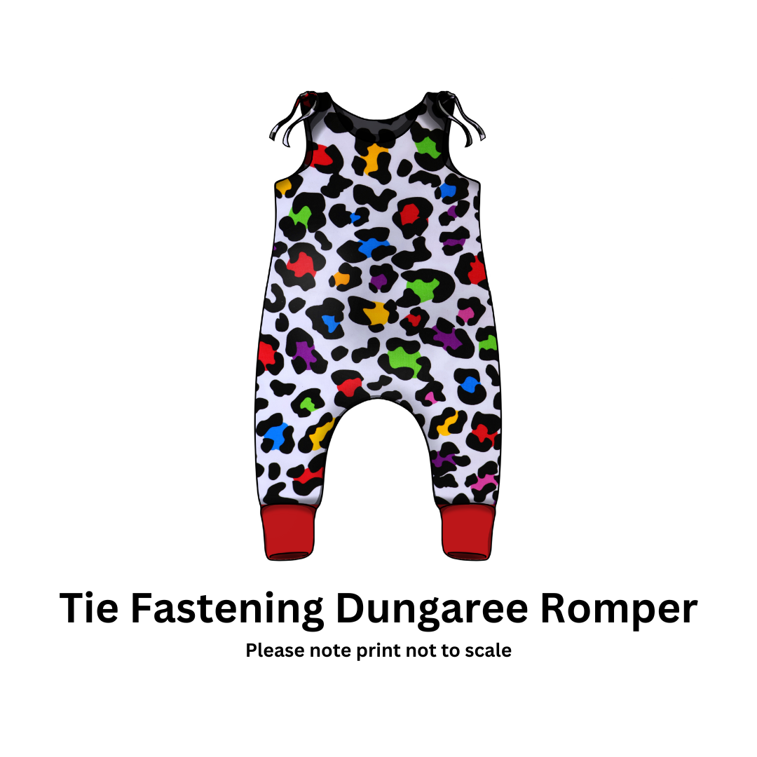 Leopard print - Jersey perfect for kids clothing - dresses, rompers, leggings, T-shirts, Flares