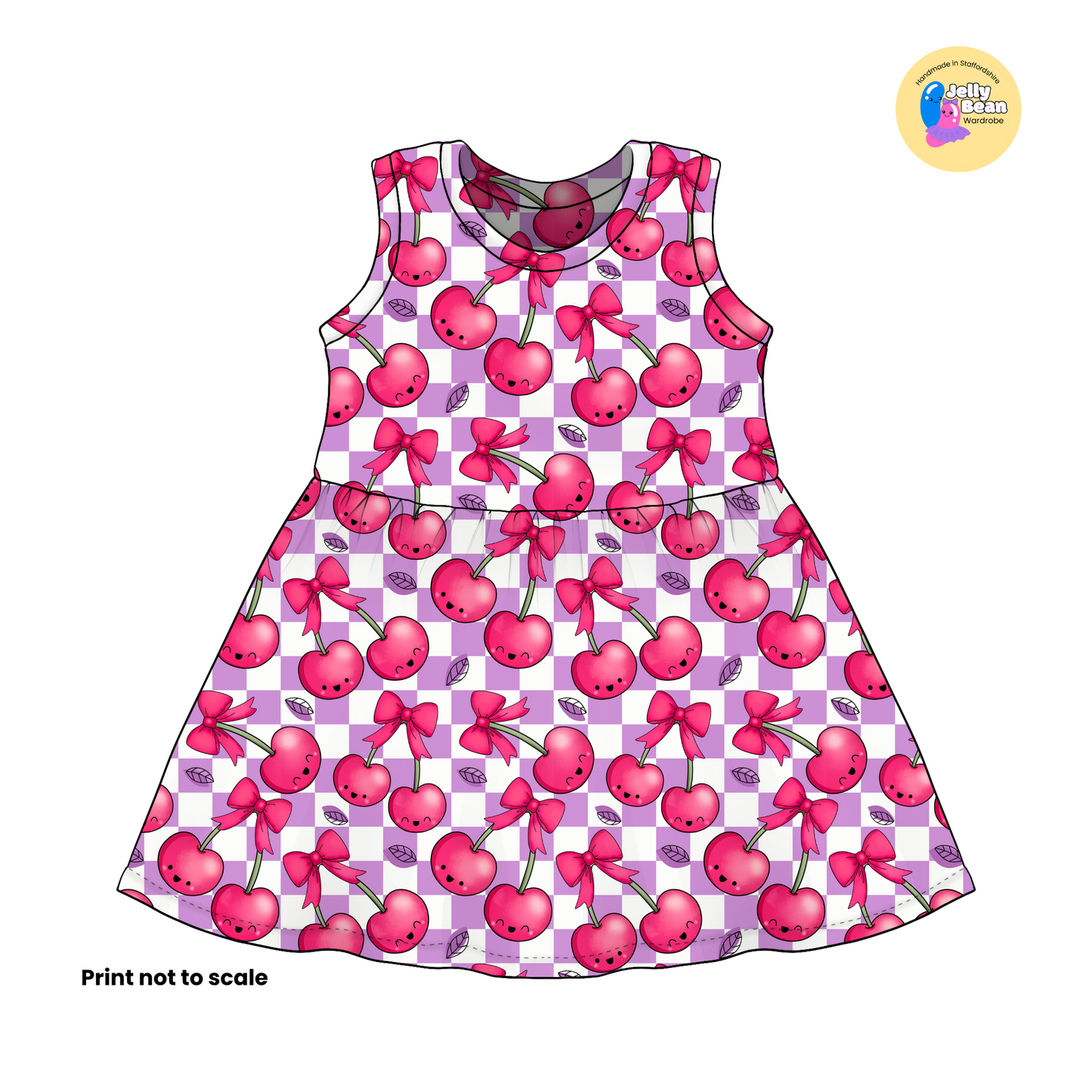 EXCLUSIVE Beau Cherie Print - Cotton jersey perfect for dresses, rompers, T-shirts