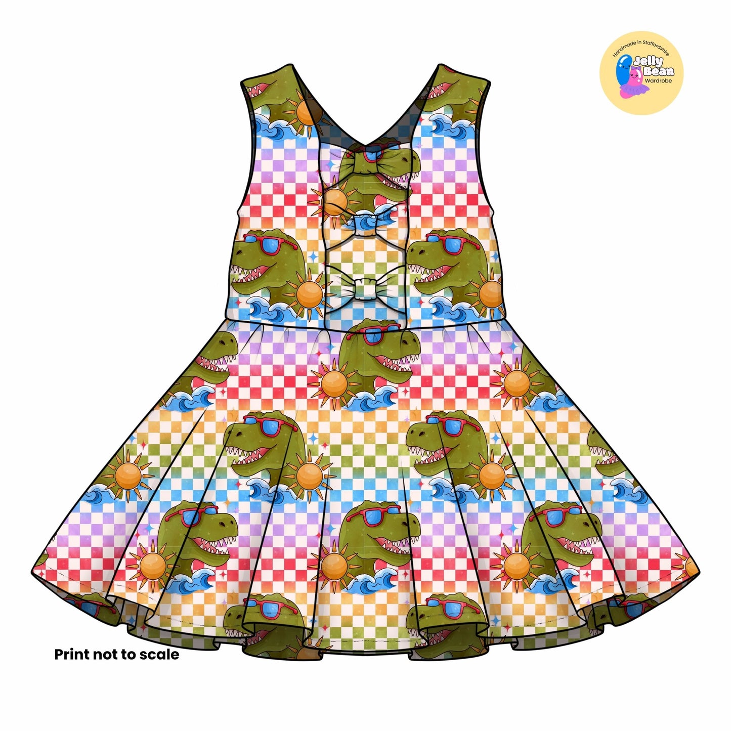 Summer T-Rex Print – Choose your style