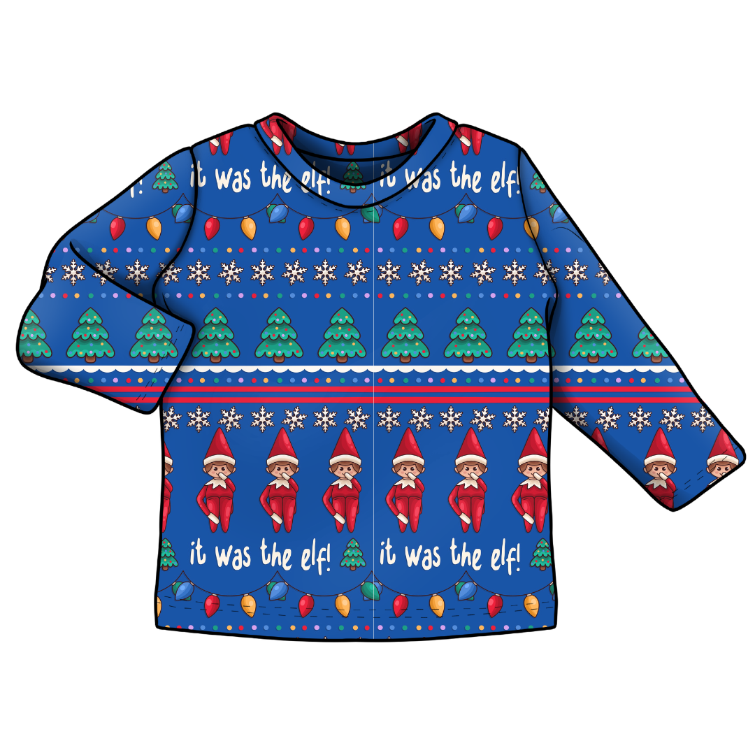It Was the Elf | Handmade Children's Clothing | Jelly Bean Wardrobe