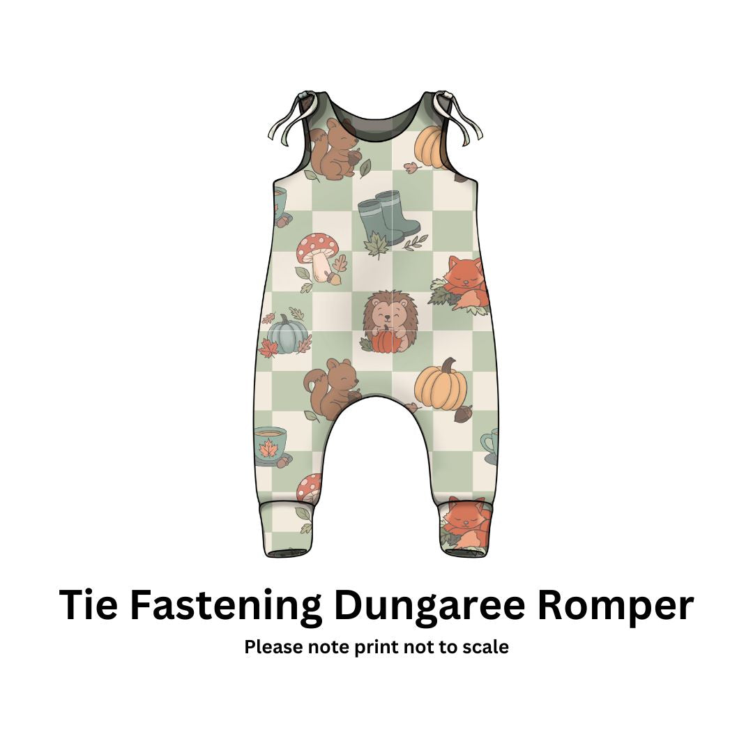 Woodland Check | Handmade kids clothing | Autumn style