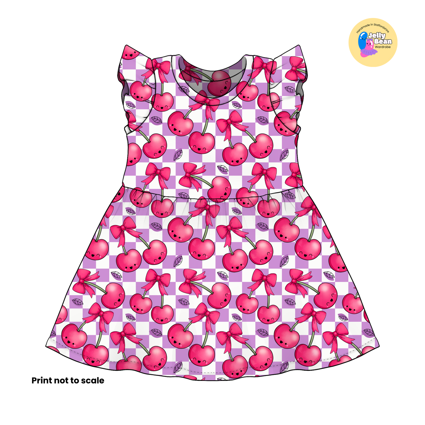 EXCLUSIVE Beau Cherie Print - Cotton jersey perfect for dresses, rompers, T-shirts