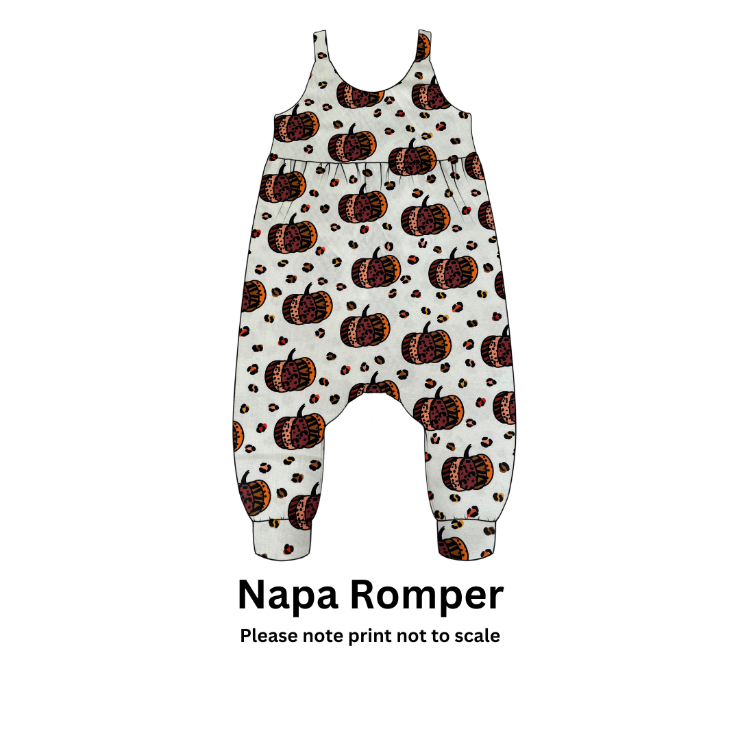 Leopard Pumpkins - Cotton Jersey perfect for kids clothing - T-shirts, Rompers, Dresses any accessories