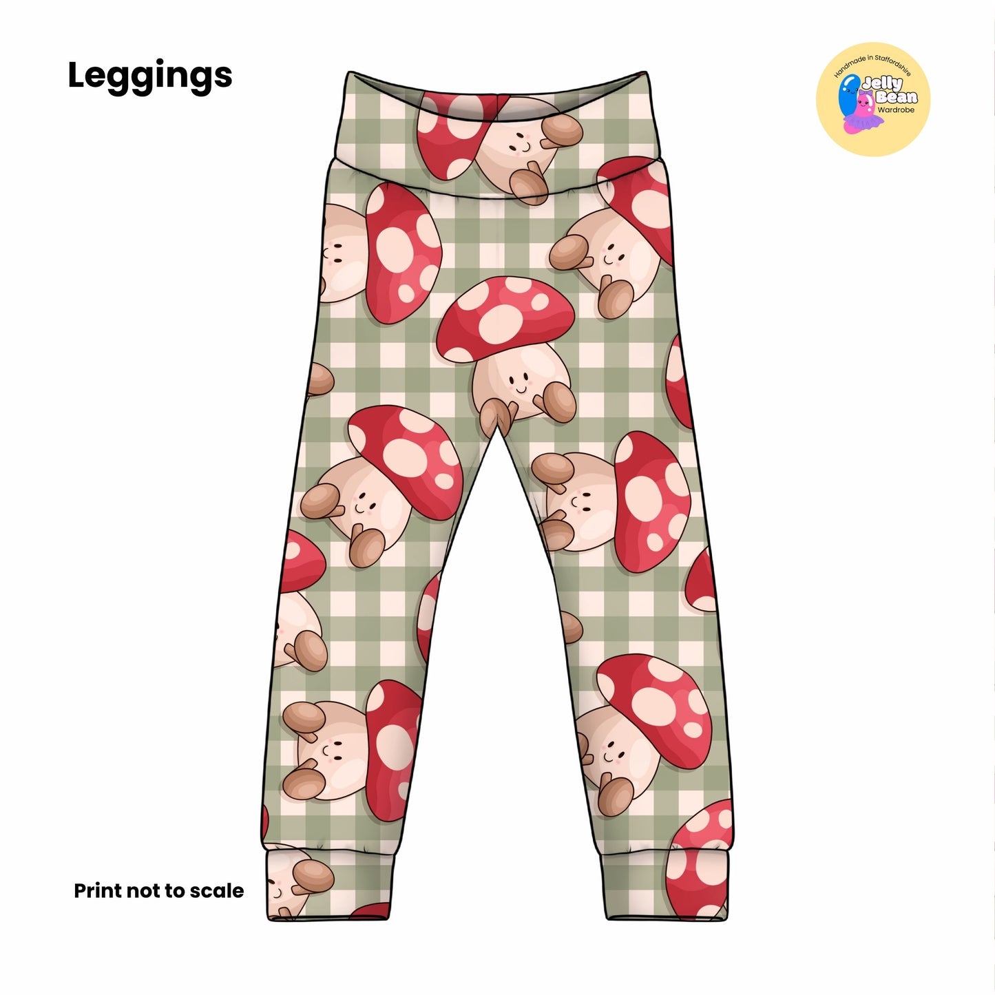 Happy Mushrooms | Handmade Children's Clothing | Jelly Bean Wardrobe