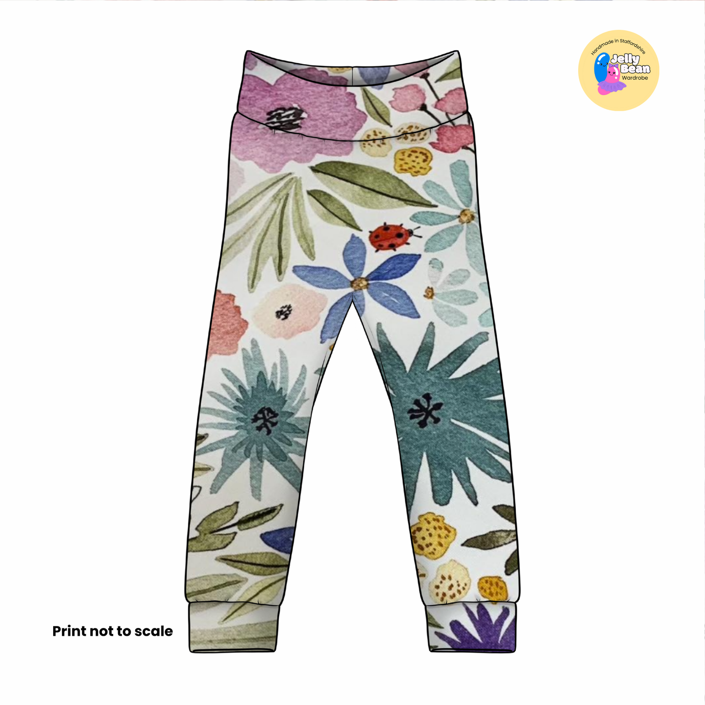 Meadow Whispers  - Jersey perfect for kids clothing - children's dresses, rompers, leggings, T-shirts, Flares