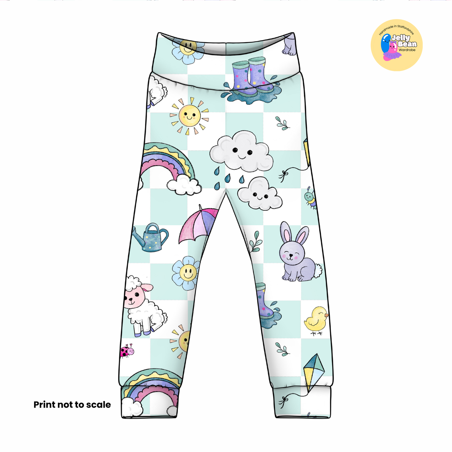 EXCLUSIVE Spring time check - Cotton jersey perfect for dresses, rompers, T-shirts