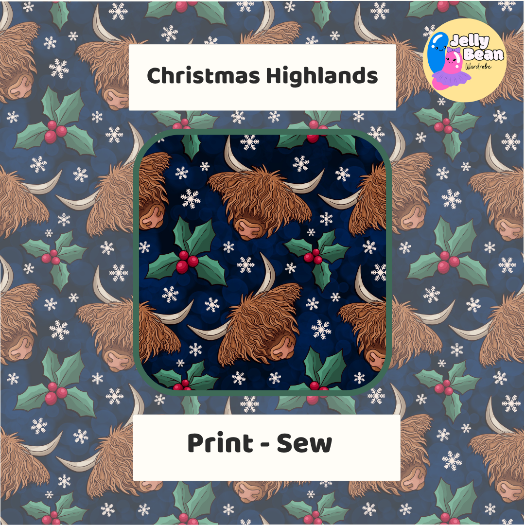 Christmas Highlands | Handmade Children's Clothing | Jelly Bean Wardrobe