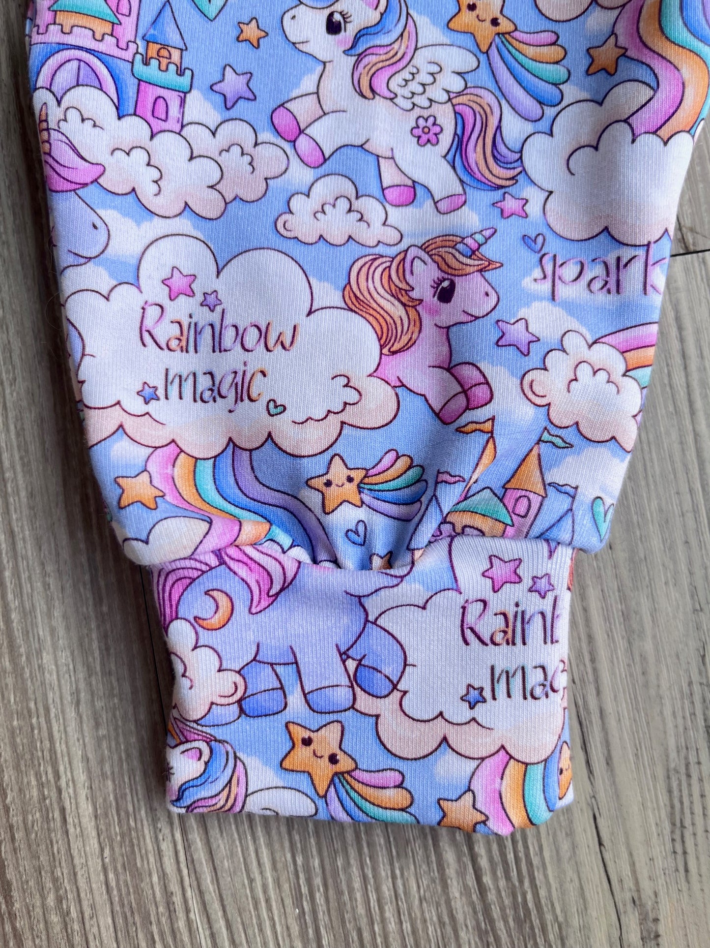 Rainbow Magic - Baby Unicorn Romper - Handmade UK