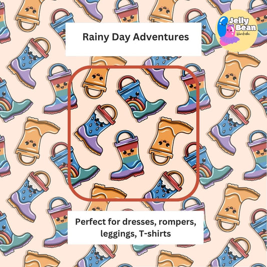 Rainy Day Adventures | Handmade Children's Clothing | Jelly Bean Wardrobe