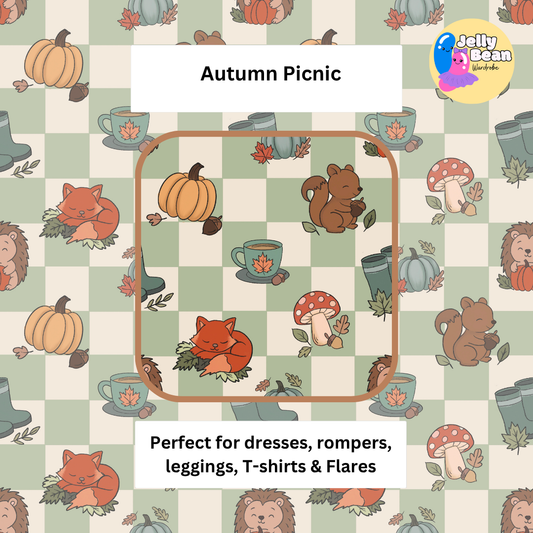 EXCLUSIVE  |  Autumn Picnic  |  kids clothing  |  Cotton Jersey Children's Clothing