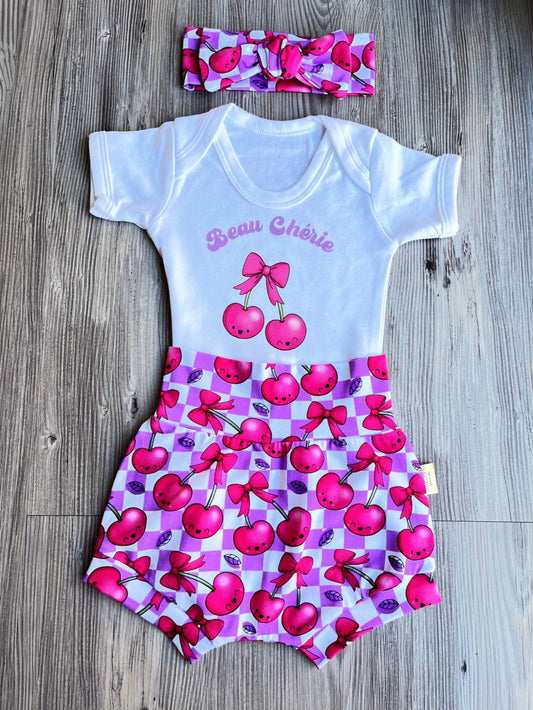 Baby Summer Outfit Set Bright Clothing – Beau Cherie Handmade UK