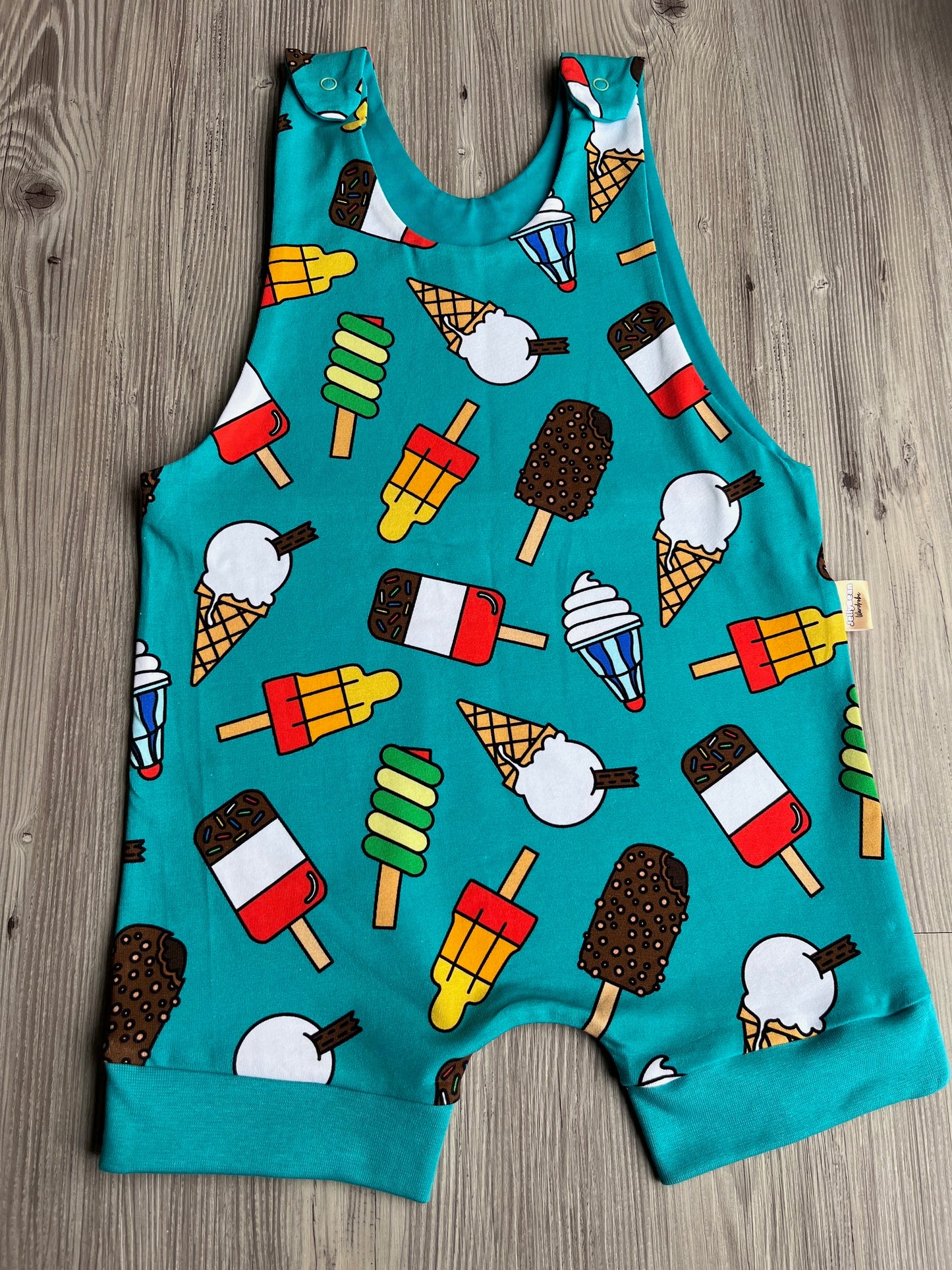 Short Ice cream summer romper