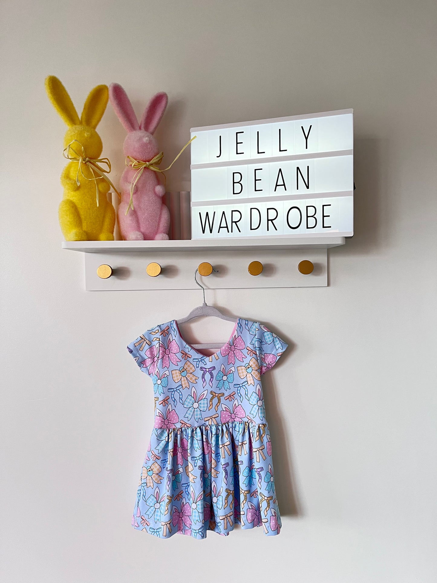 Easter Bows Peplum Top