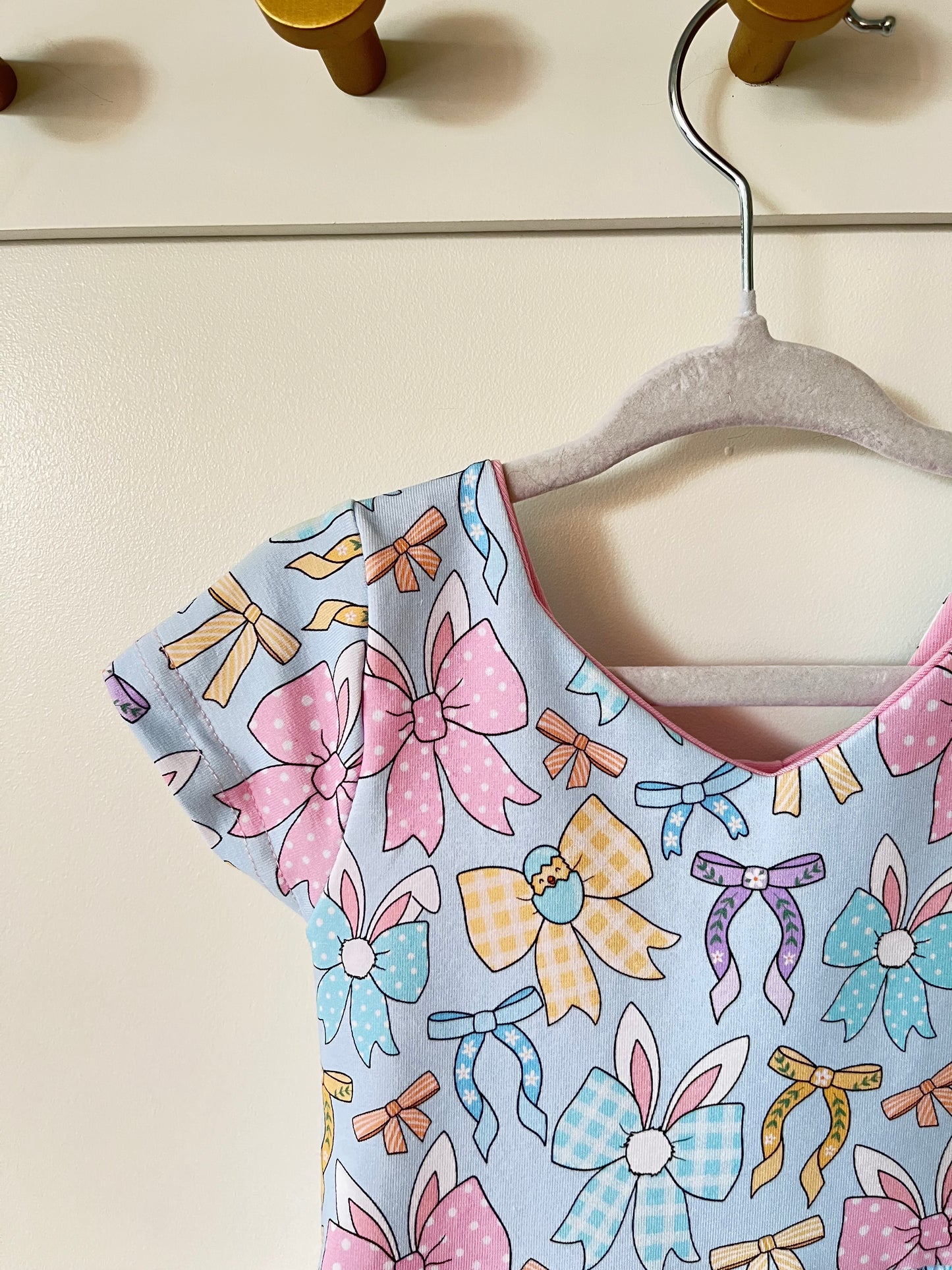 Easter Bows Peplum Top