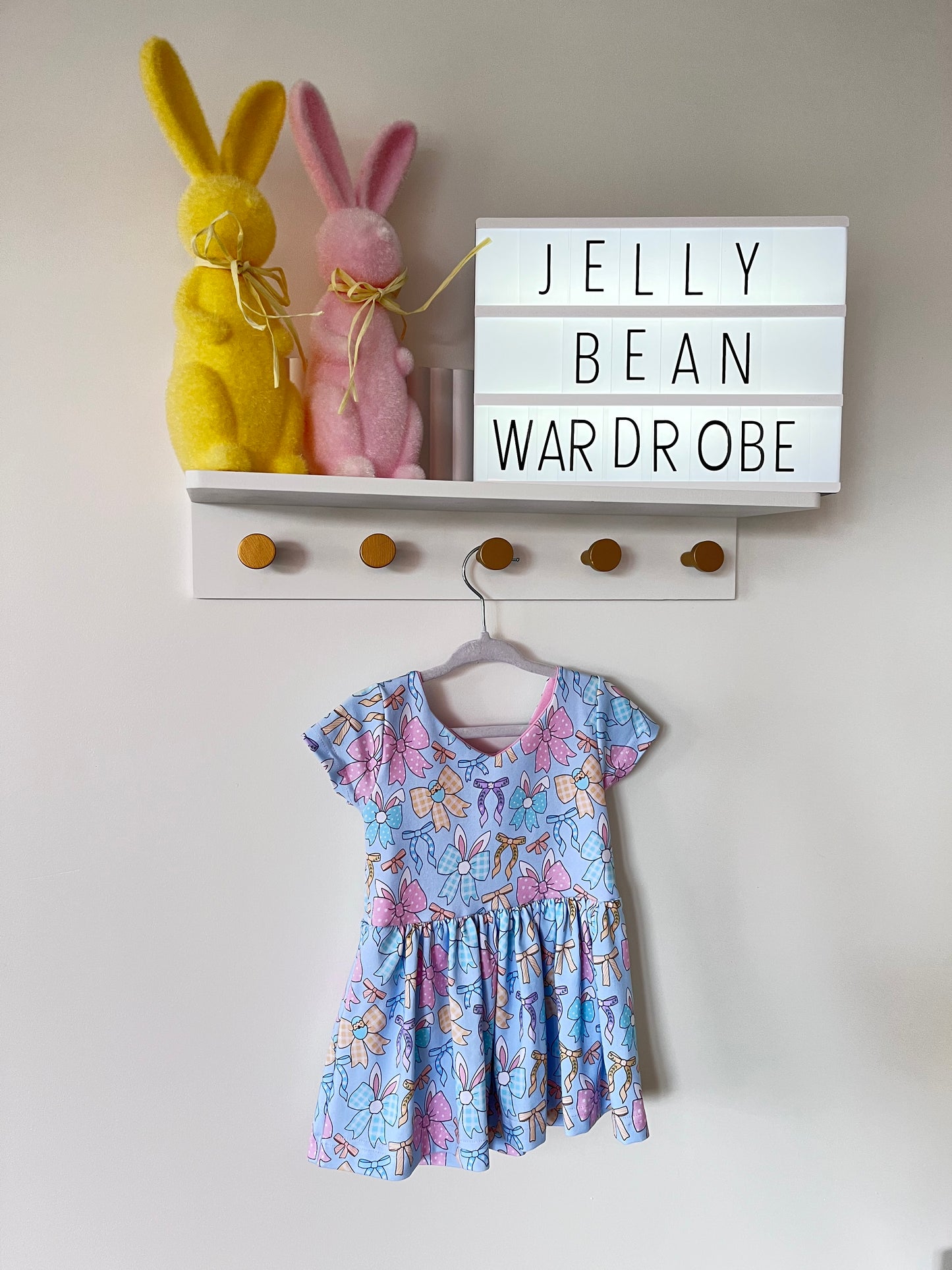Easter Bows Peplum Top